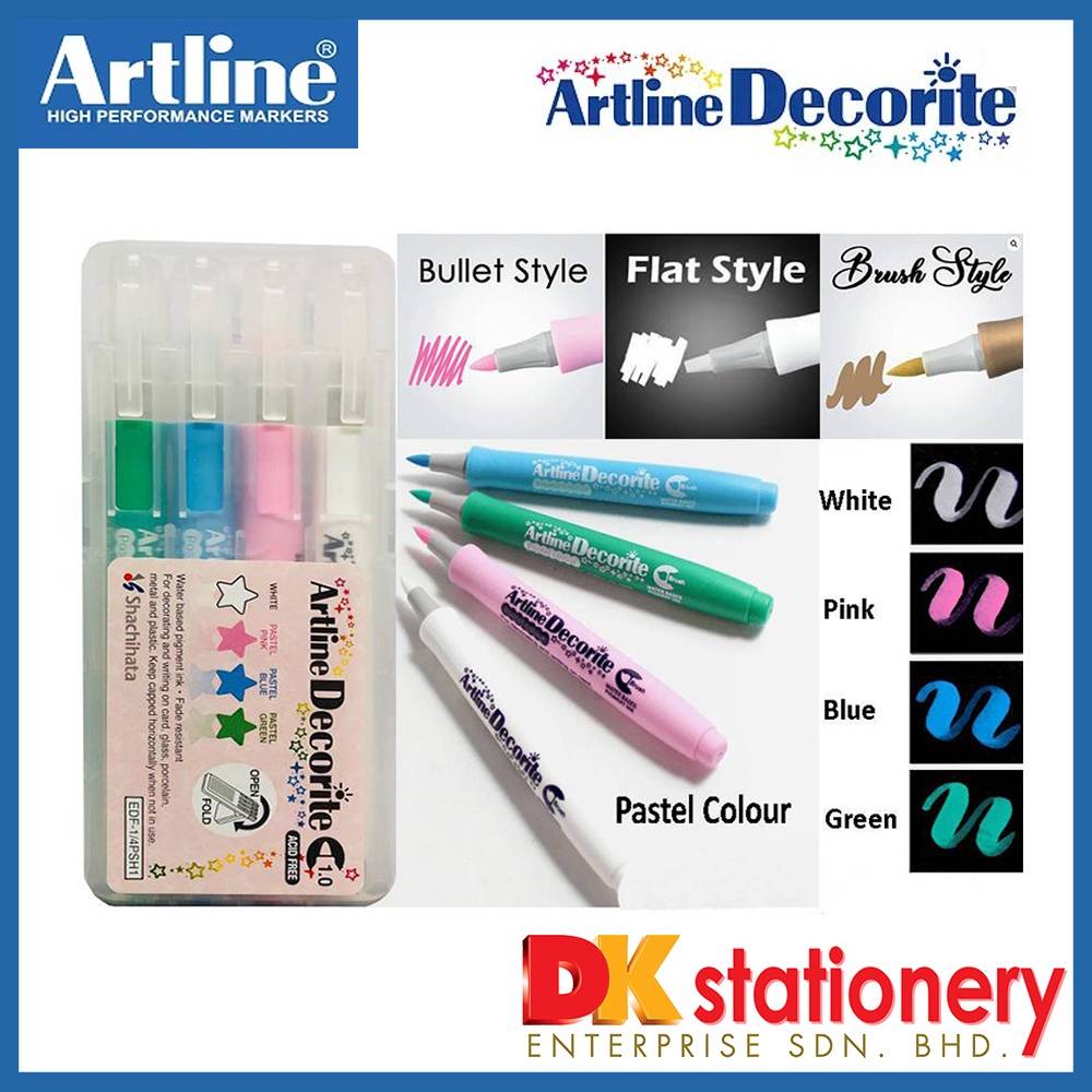 Artline Decorite Set 1 Marker Pen I EDF4PSH1