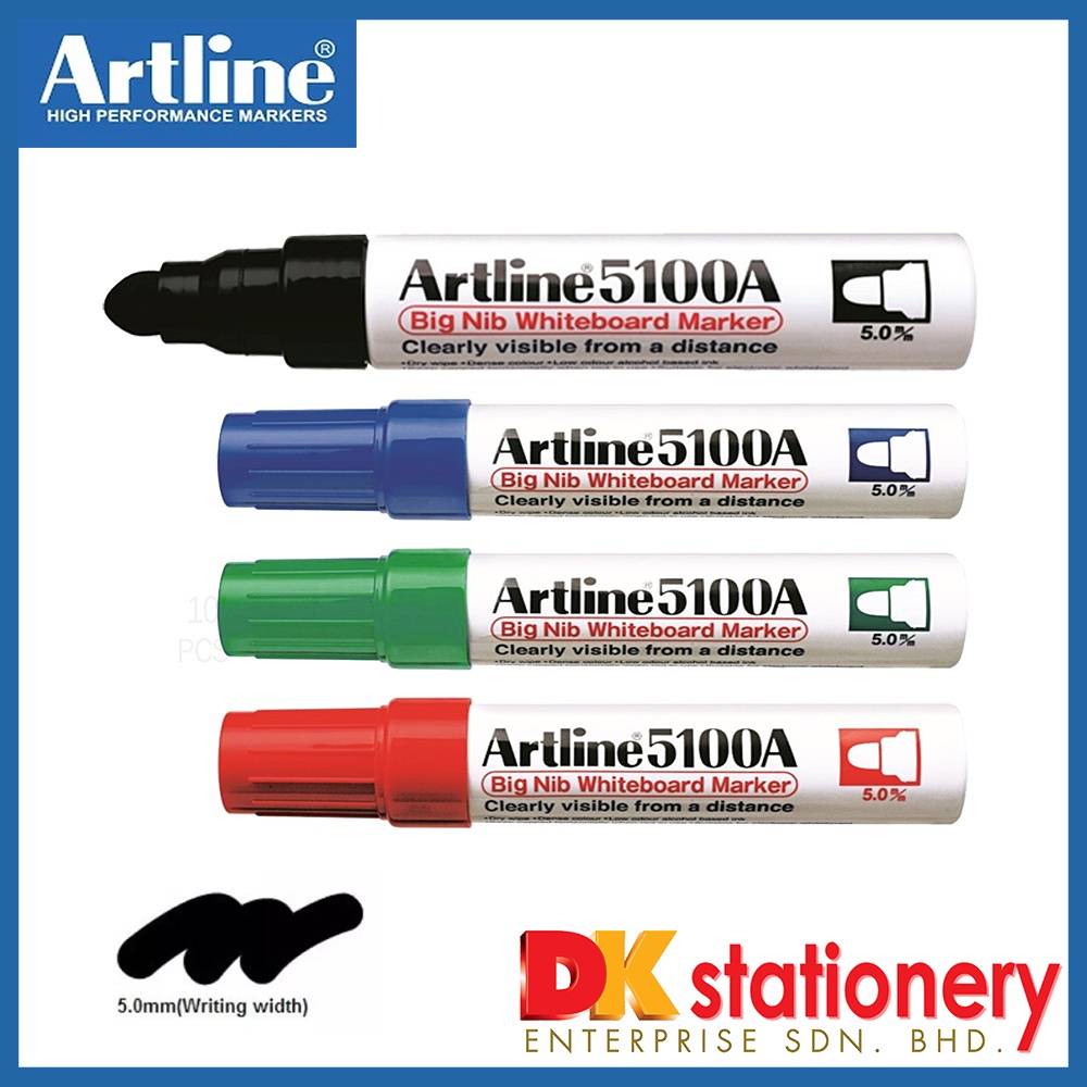 Artline 5100A Whiteboard Marker Big Nib