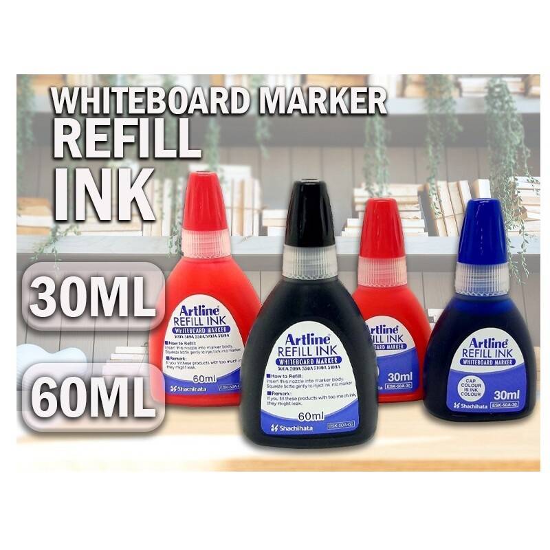 Artline Whiteboard Marker Refill Ink I 20ml / 30ml / 60ml