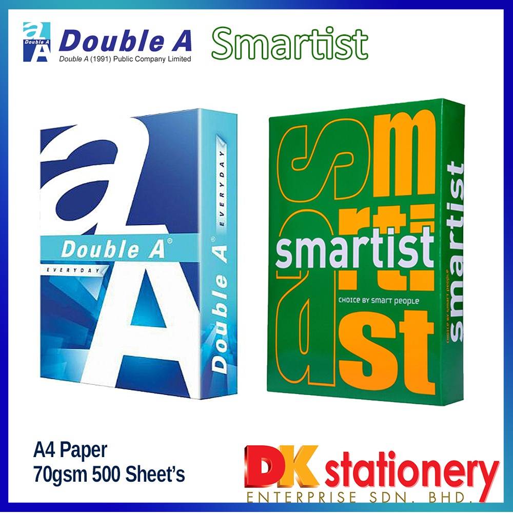 DoubleA / Smartist A4 Copier Paper 70gsm 500 sheets