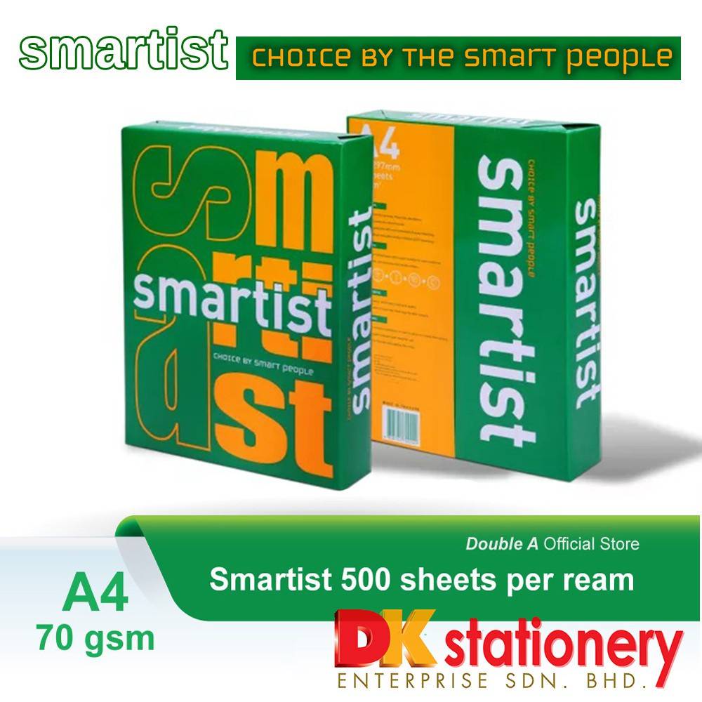 DoubleA / Smartist A4 Copier Paper 70gsm 500 sheets