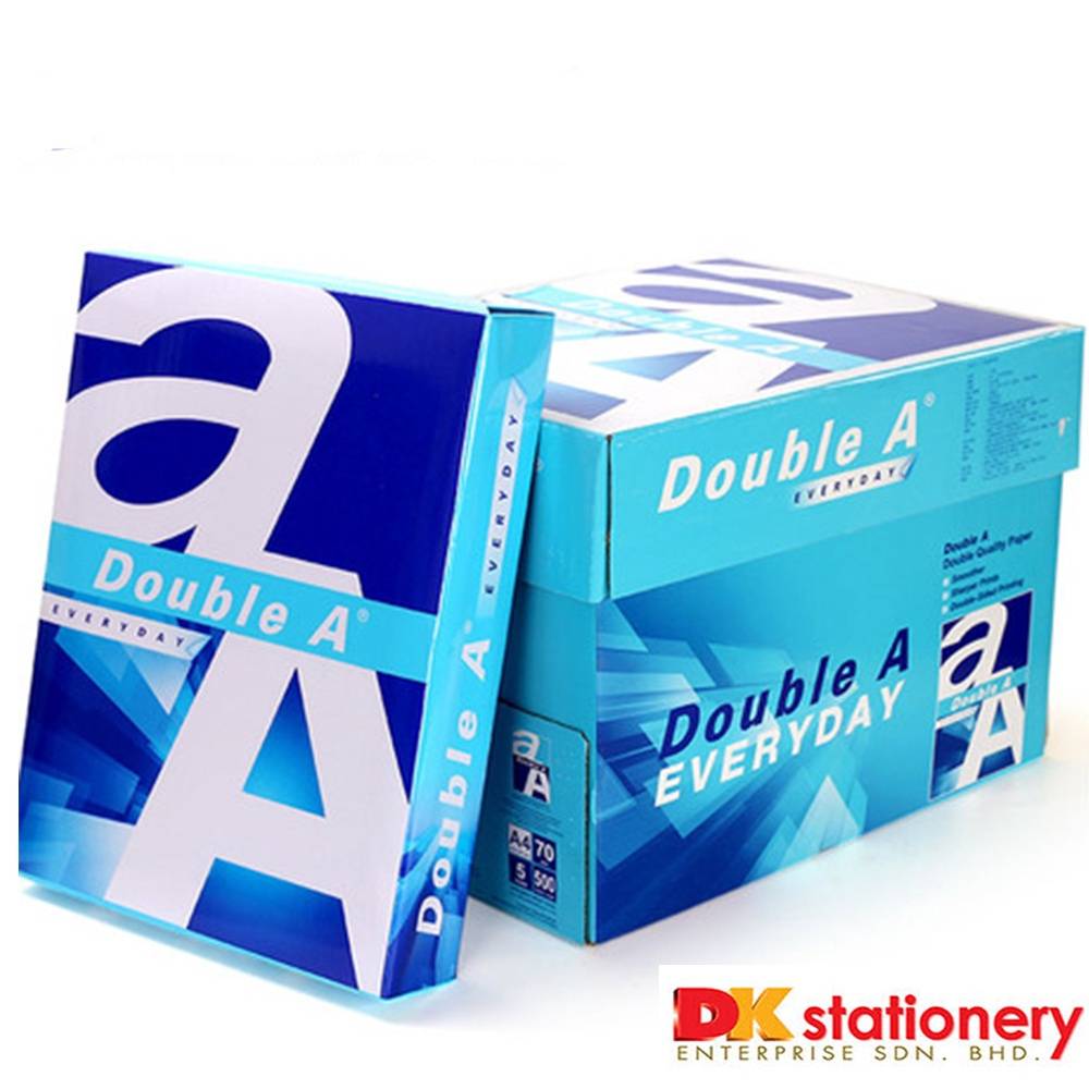 DoubleA A4 Copier Paper 70gsm / 80gsm 500 sheets (5 reams)