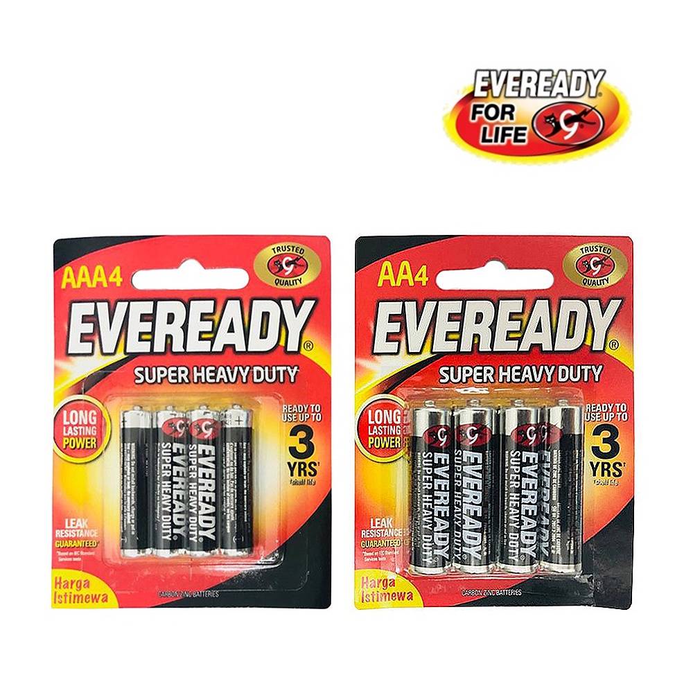 Eveready Battery AA / AAA (4pcs/card)