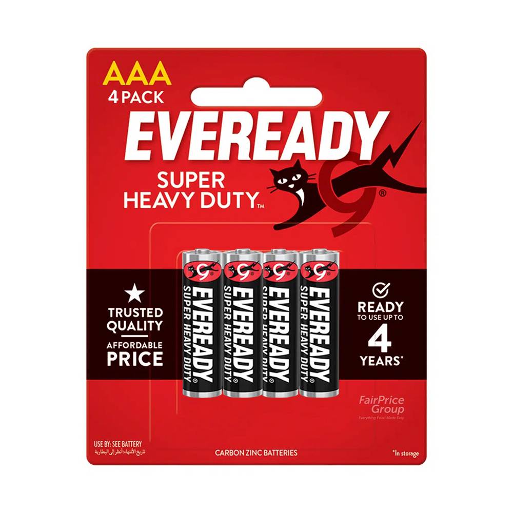 Eveready Battery AA / AAA (4pcs/card)