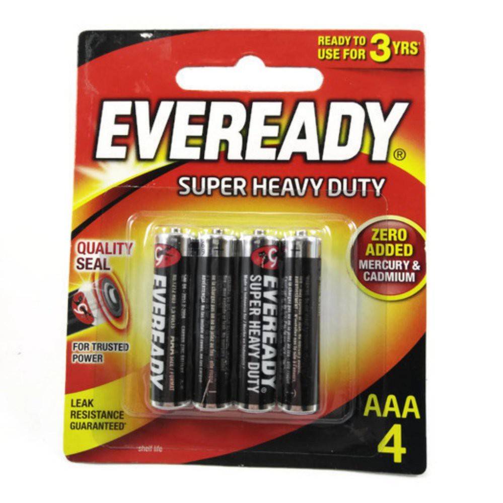 Eveready Battery AA / AAA (4pcs/card)