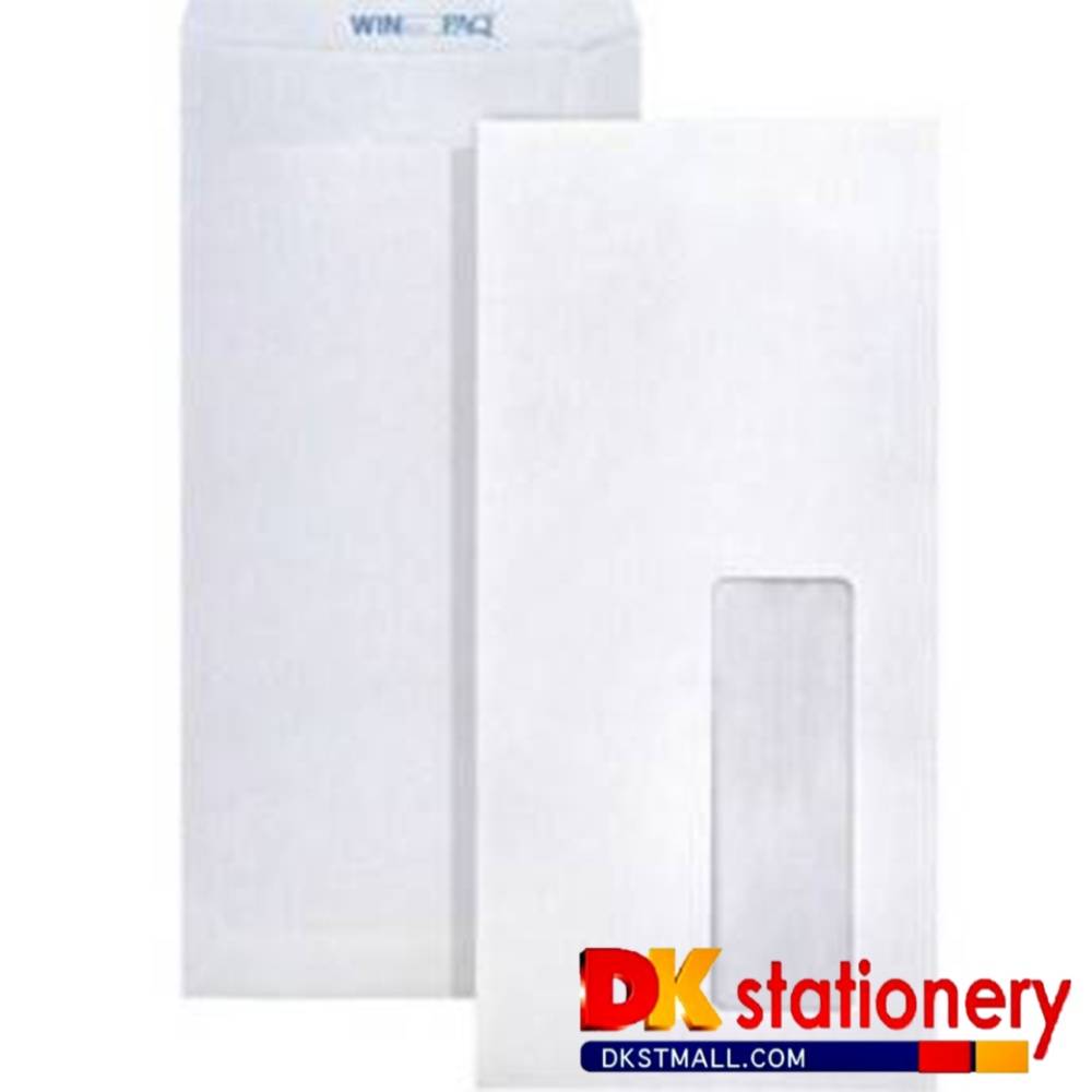 Winpaq White Envelope 4.5" x 9.75" (with window / without window)