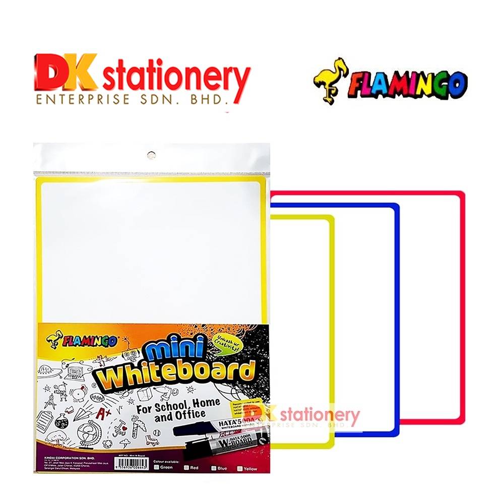 Flamingo Memo Mini Whiteboard Lightweight A4 Size