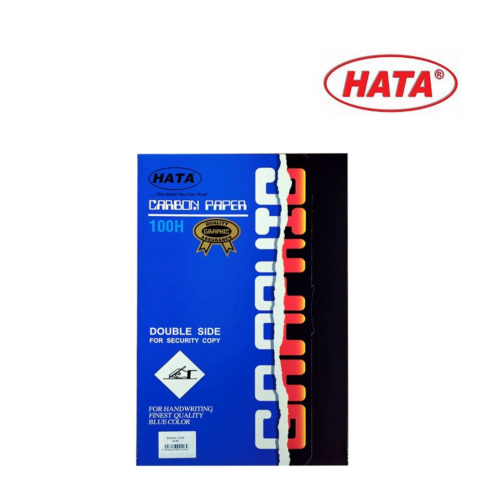 Hata Graphic Carbon Paper 100's I Black / Blue