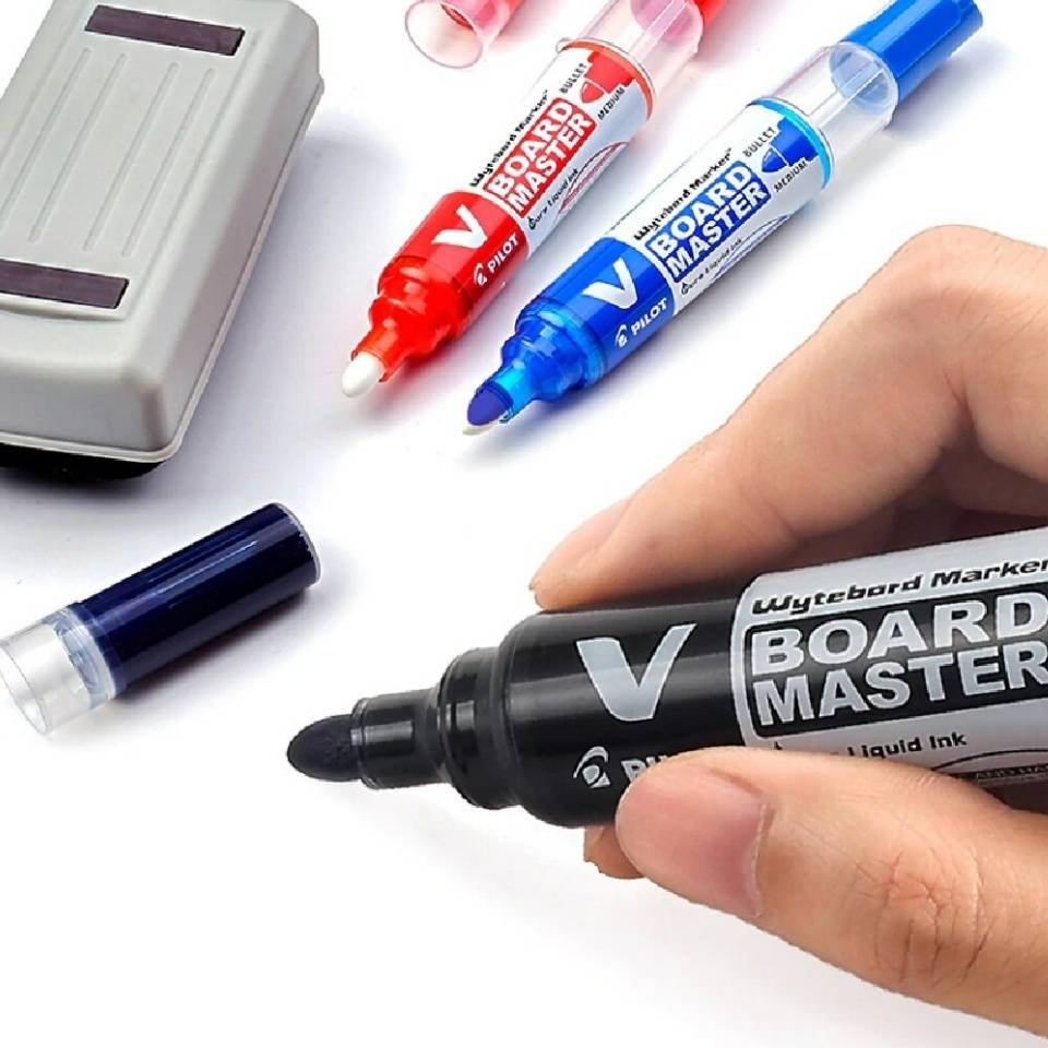 Pilot V Board Whiteboard Marker Cartridge I Refill 12 Pieces