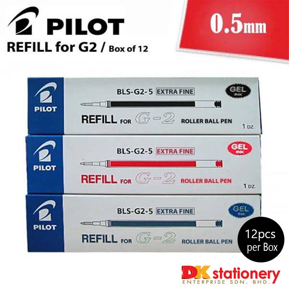 Pilot G2 Gel Ink 0.5 Refill I 12pcs / Box