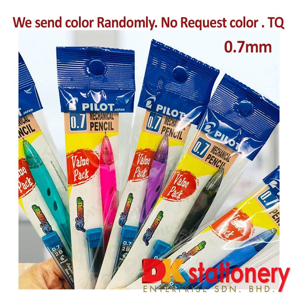 Pilot Rexgrip Mechanical Pencil + Lead I 0.5mm / 0.7mm