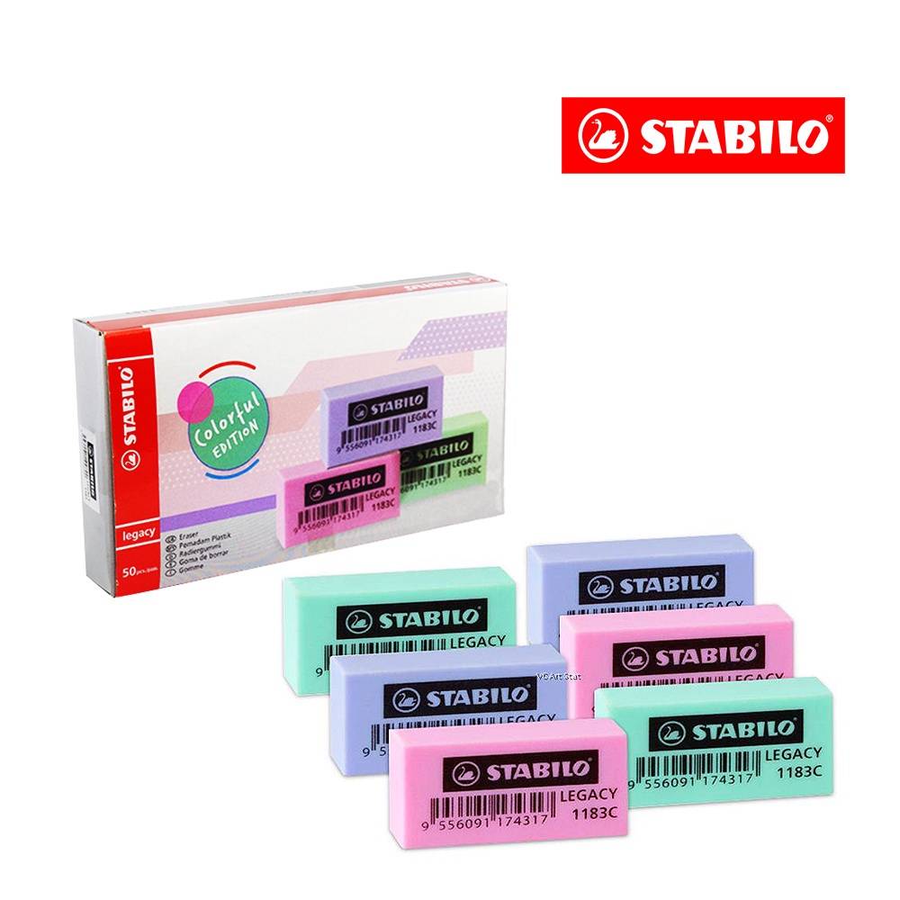 Stabilo Legacy Eraser I 50 Pcs / Box