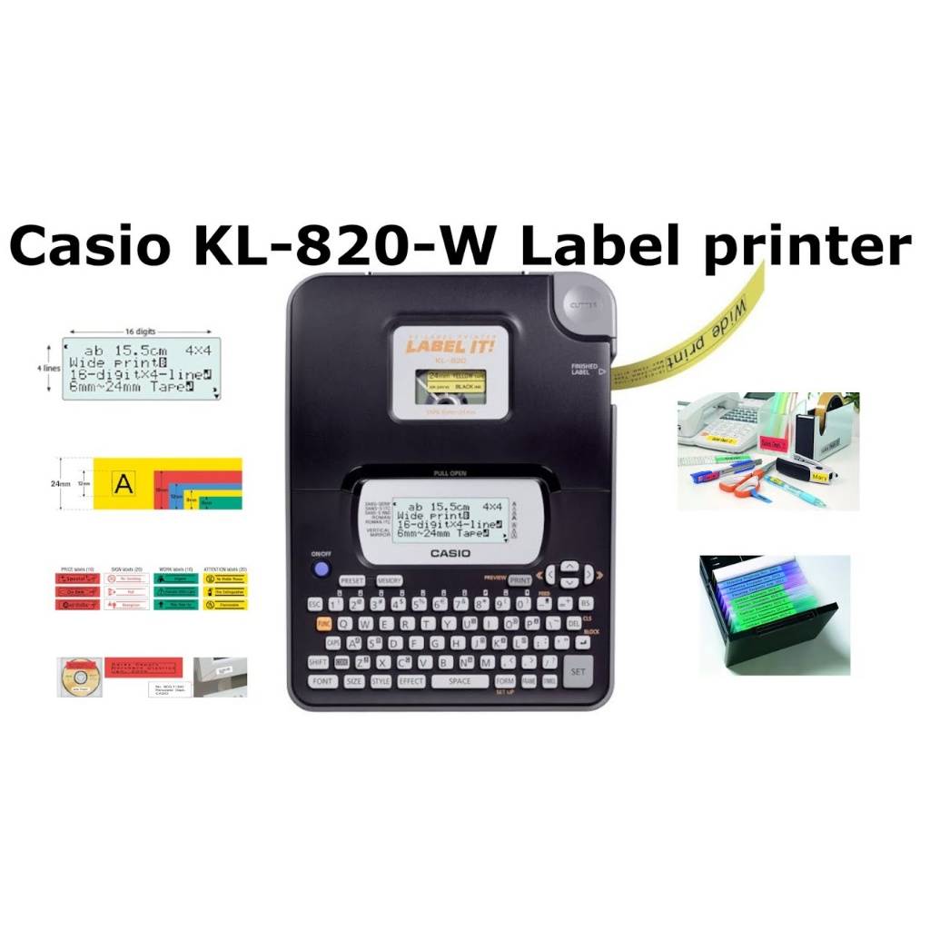 Casio Label Printer I KL-820-W