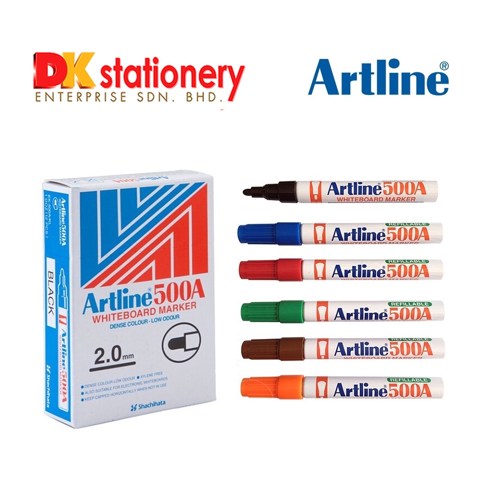 Artline Whiteboard Marker 500A I 12 Pcs / Box