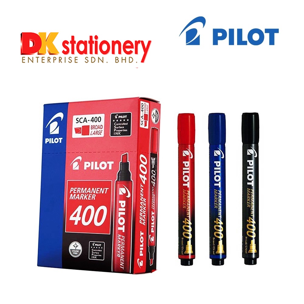 Pilot Permanent Marker 400 I 12 Pcs/Box