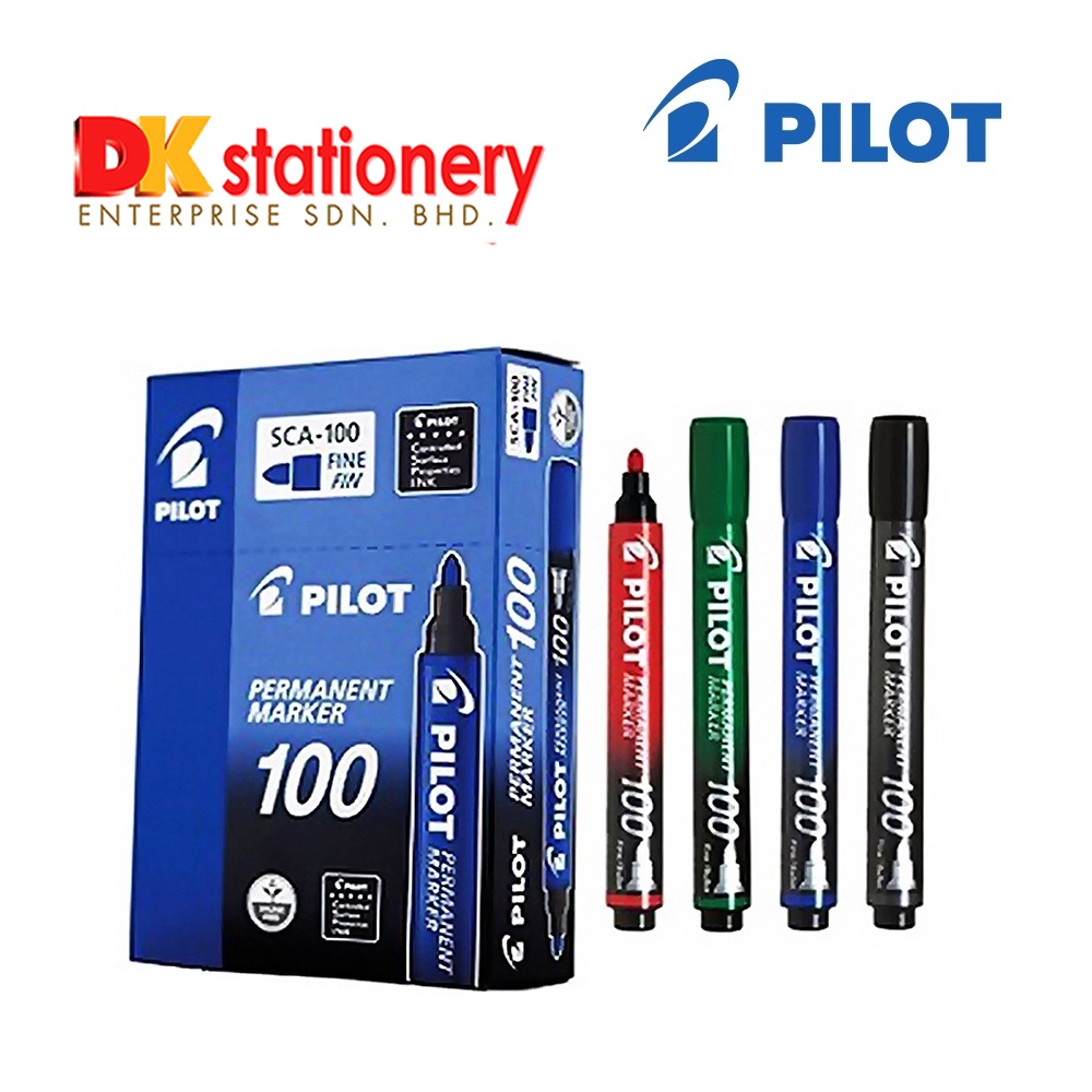 Pilot Permanent Marker 100 I 12 Pcs/Box